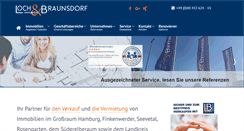 Desktop Screenshot of lbimmobilien.com